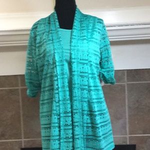 Pretty emerald green blouse. NWOT